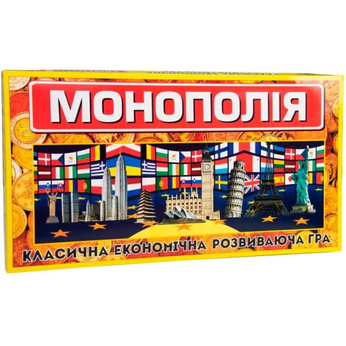 Настільна гра Strateg Монополія (велика) економічна українською мовою