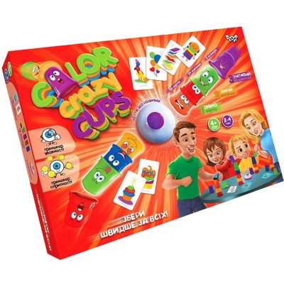 Настільна розважальна гра "Color Crazy Cups"