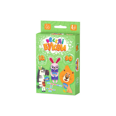 Настільна гра Веселі літери, Danko Toys