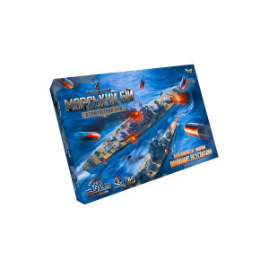 "Настільна розважальна гра DANKO TOYS Морський бій. Стратегічна гра (G-MB-02U)"