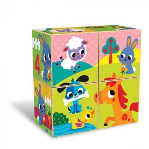 Дерев'яні кубики Kids Hits 20/022 – розвивальний набір для дітей