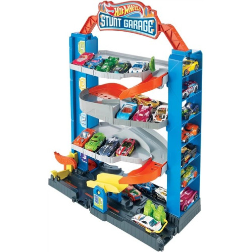 Гараж для машинок Hot Wheels чотириповерховий (GNL70)