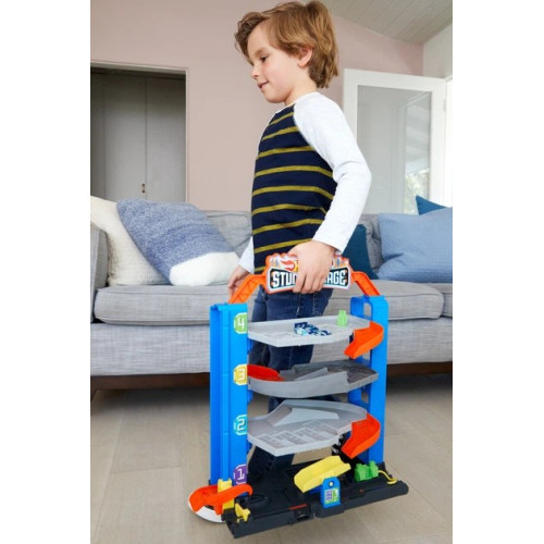 Гараж для машинок Hot Wheels чотириповерховий (GNL70)