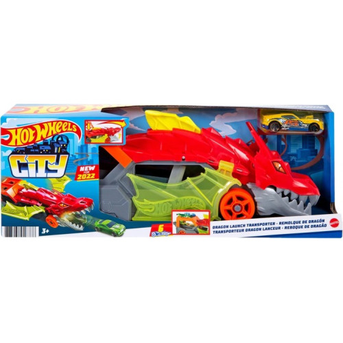 GTK42 Вантажівка-транспортер Hot Wheels Паща Дракона