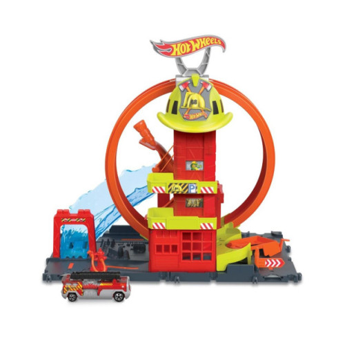 Трек Hot Wheels City Пожежна станція HKX41