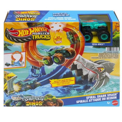 JFR08 Набір Монстро-атака акули Monster Trucks Hot Wheels