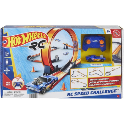 Набір трековий Hot Wheels Виклик швидкості з машинкою на радіокеруванні 1:64