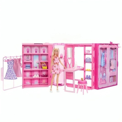 Стильна гардеробна Barbie з лялькою (HXD58)
