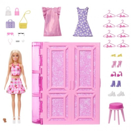 Стильна гардеробна Barbie з лялькою (HXD58)