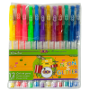 Набір гелевих ручок Zibi NEON+GLITTER, 12/18 кольорів