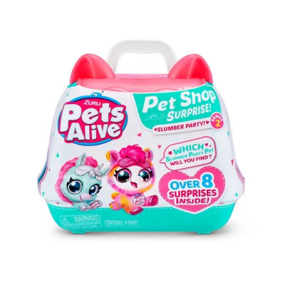 Інтерактивний ігровий набір Повторюшка-сплюшка Pet Shop Surprise S2 Zuru Pets Alive 9532