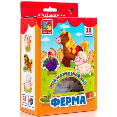 Гра Vladi Toys Мій маленький світ на магнітах Ферма