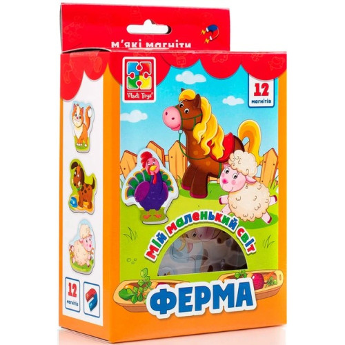 Гра Vladi Toys Мій маленький світ на магнітах Ферма