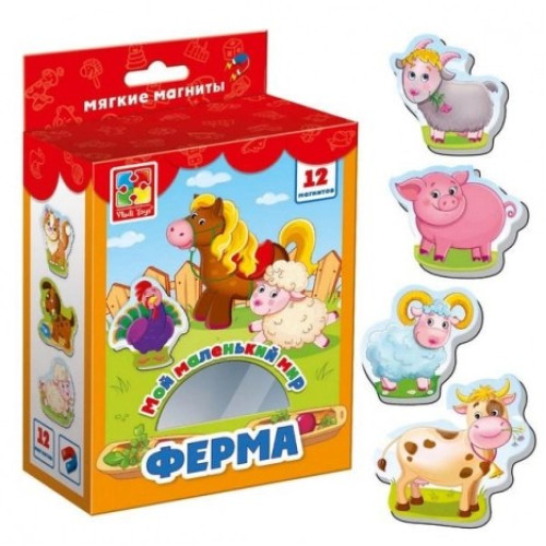 Гра Vladi Toys Мій маленький світ на магнітах Ферма