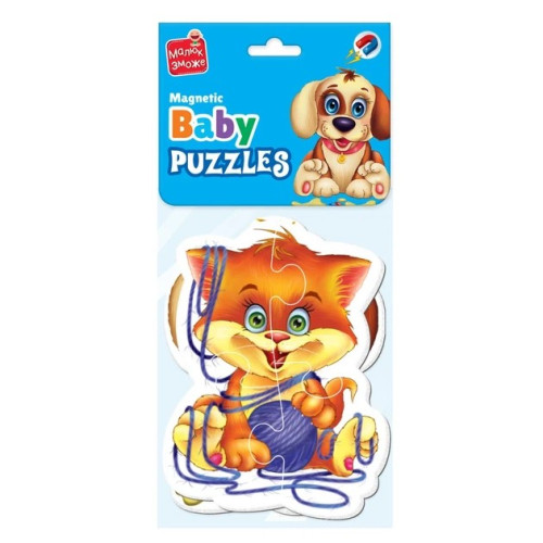 Бебі пазли магнитні для малюків Vladi Toys
