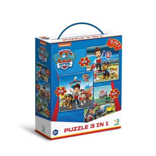 Пазл Dodo Paw Patrol Готові до роботи 3 в 1 200579