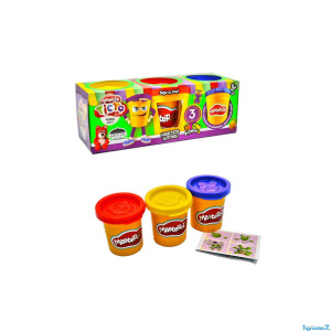 Тісто для ліплення "Master Do" TMDB-01-04U УКР. (15) "Danko Toys", 3 банки*50 г 
