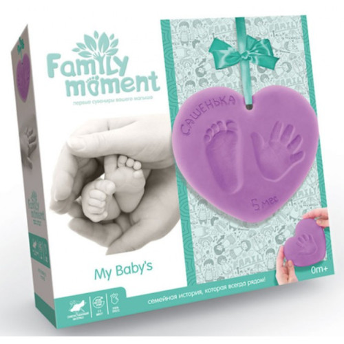 Набір Family Moment FMM-01-01 Danko Toys для зліпка ручки та ніжки малюка