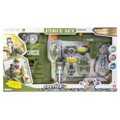 Військовий набір (жилет, годинник, рація, зброя) 34300