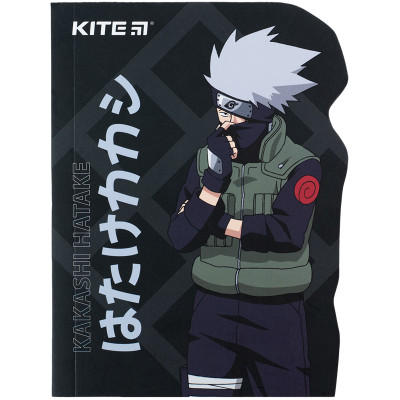 Блокнот вирубка, клей, 60арк., А6 Naruto NR24-223 Kite