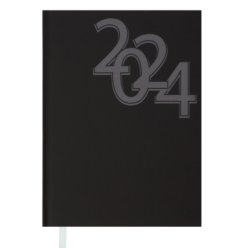 Щоденник датований A5, 2024, Office, чорний, BM.2164-01