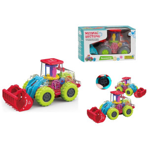 Екскаватор на батарейках 17095 (48) "WToys", ОЗВУЧУВАННЯ УКРАЇНСЬКОЮ МОВОЮ, 2 види, шестерні, пісня, підсвічування, автоматичний рух, в коробці 