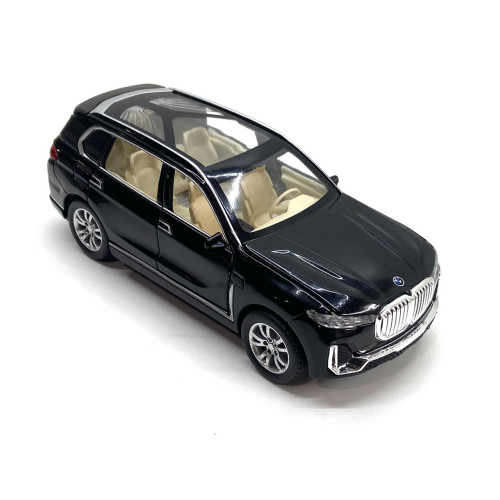 Машинка металева TK Union Group BMW X7 1:32 світло звук відчиняються двері Чорний (GT-01120)