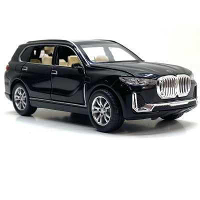 Машинка металева TK Union Group BMW X7 1:32 світло звук відчиняються двері Чорний (GT-01120)
