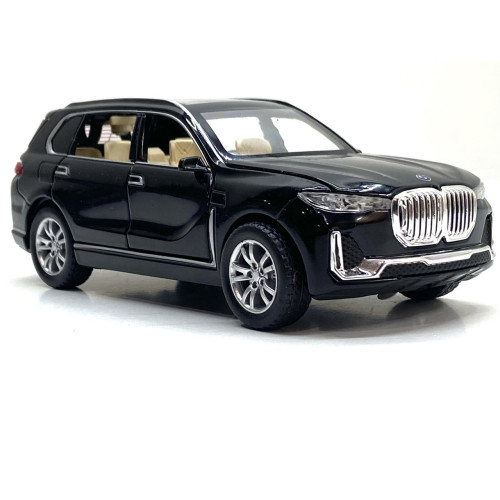 Машинка металева TK Union Group BMW X7 1:32 світло звук відчиняються двері Чорний (GT-01120)