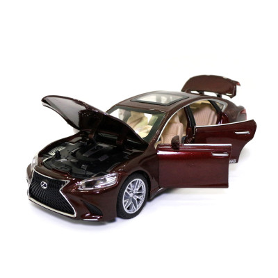 Машинка металева Lexus LS 500H "AutoExpert" Лексус ЛС 500 коричневий, світло звук (GT-1823/11709)