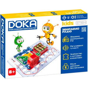 Конструктор електронний DOKA Збираємо радіо (D70703)