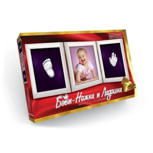 Набір для творчості «Бебі-Ніжка і Долонька» Danko Toys