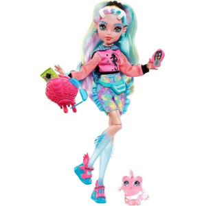 Лялька Monster High Basic-G3 Laguna Blue - Монстер Хай Лагуна Блю з аксесуарами та вихованцем (HHK55)