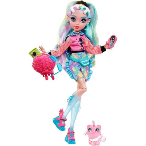 Лялька Monster High Basic-G3 Laguna Blue - Монстер Хай Лагуна Блю з аксесуарами та вихованцем (HHK55)
