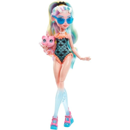 Лялька Monster High Basic-G3 Laguna Blue - Монстер Хай Лагуна Блю з аксесуарами та вихованцем (HHK55)
