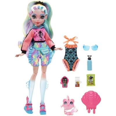 Лялька Monster High Basic-G3 Laguna Blue - Монстер Хай Лагуна Блю з аксесуарами та вихованцем (HHK55)