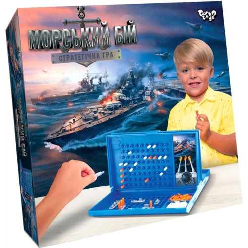 Настільна розважальна гра Danko Toys "Морський бій"