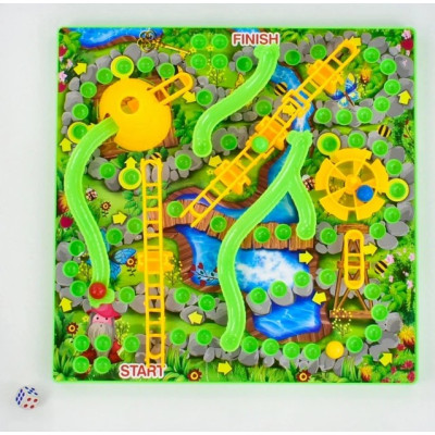 Настільна гра "Змійки та драбинки" 7335 "FUN GAME" в коробці