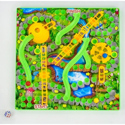 Настільна гра "Змійки та драбинки" 7335 "FUN GAME" в коробці