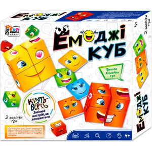Настільна гра "Емоджі куб" 68831 4FUN Game Club