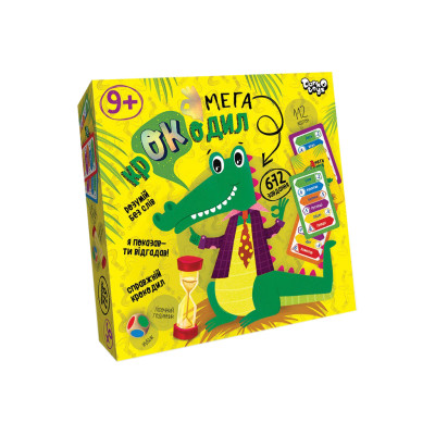 Настільна гра Мега-крокодил, Danko Toys