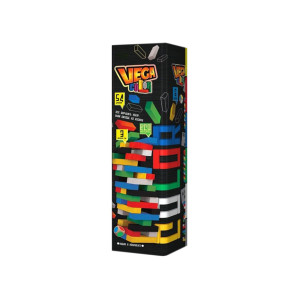 Настільна гра баланс Mega Vega, 30 см, з дерев’яними брусками, Danko Toys