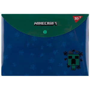 Папка-конверт YES B5 на кнопці "Minecraft. Creeper" 492225