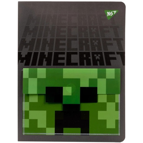 Папка на 20 файлів YES A4 Minecraft з фронтальною кишенею (492103)