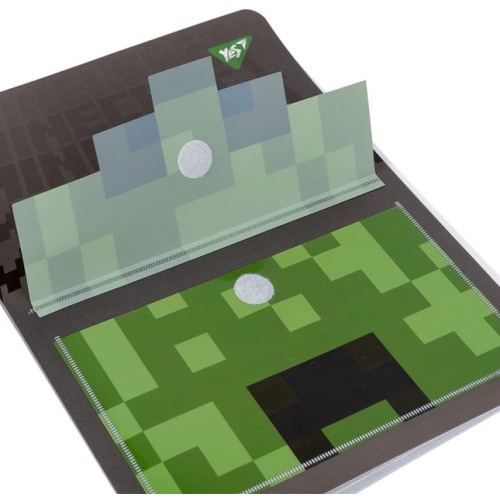 Папка на 20 файлів YES A4 Minecraft з фронтальною кишенею (492103)