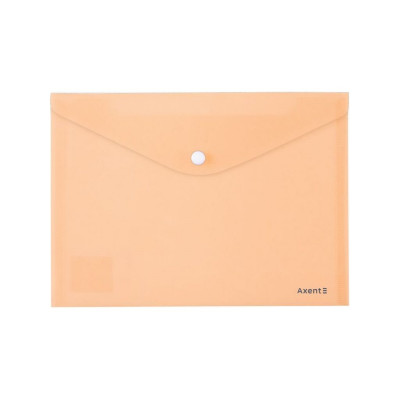 Папка на кнопці Pastelini A5 персикова. Axent 1522-42-A