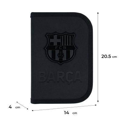 Пенал з наповненням Kite FC Barcelona BC26-622H, 1 відділення, 2 відвороти