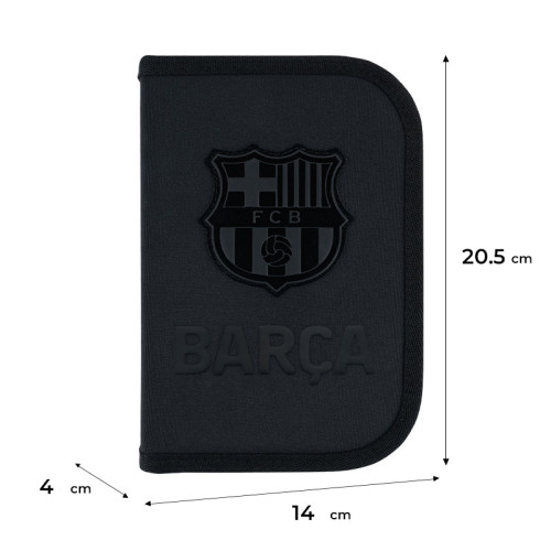 Пенал з наповненням Kite FC Barcelona BC26-622H, 1 відділення, 2 відвороти