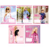 Зошит А5/12 арк YES Barbie, 767208 Коса Лінія