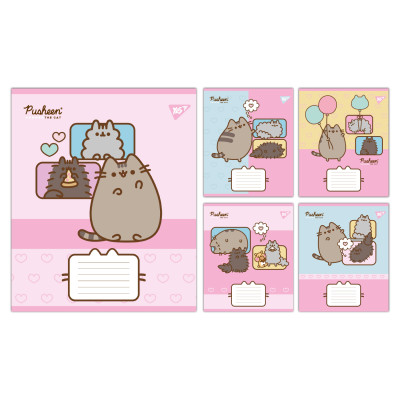 Зошит А5/12 арк YES Pusheen Funny, 767603 Лінія